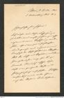 Nachlass Franz Steindachner, Brief von F. Grote an Franz Steindachner (17.11.1903), Inv.Nr. 180.01, Seite 1